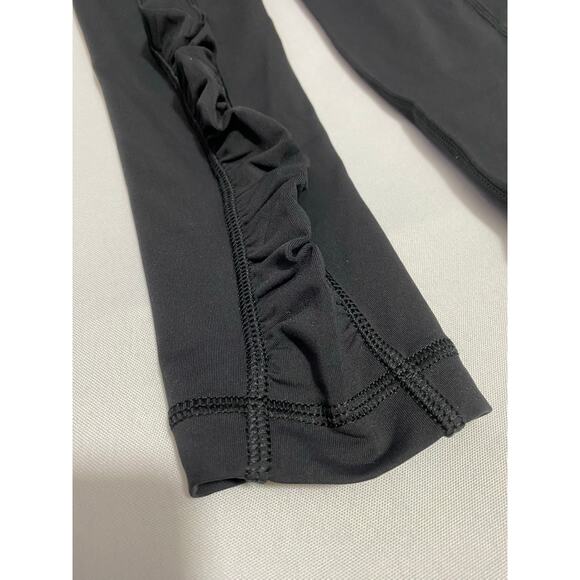Lululemon Women’s Legging Black Gathered Ankle Tag Removed 30” Waist - Picture 6 of 9